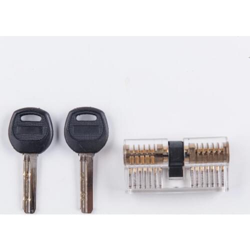 Hot Sale Cutaway Transparent Copper Lock Training Skill Professional Visable Practice Padlocks Lock Pick For Locksmith