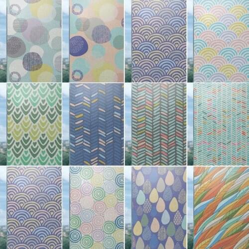 Variety of color static film bathroom glass stickers opaque bathroom glass film privacy bedroom frosted glass stickers