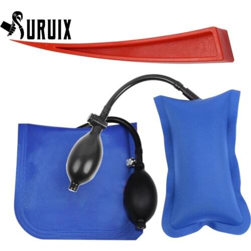 3 PCS / Set Pump Wedge Locksmith Tools Airbag Car Hand Tools Pump Wedge Air Wedge Airbag Set Adjustable Inflatable Cloth Airbag