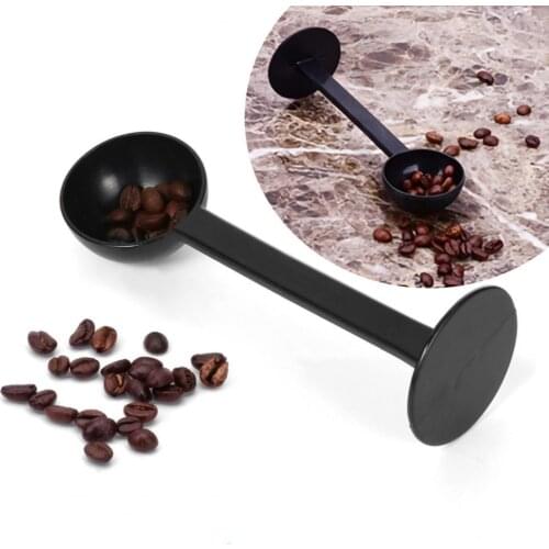 Coffee Spoon 2-in-1 Multipurpose Plastic Practical Coffee Tamper for Home