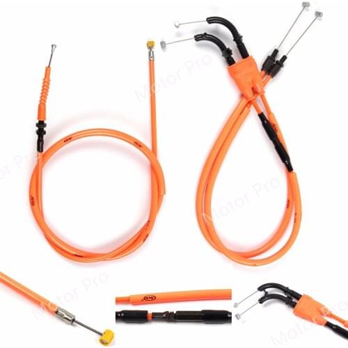 Throttle and Clutch Cable Kits For Yamaha YZF R1 2004 - 2006 Stainless Wire Rubber Motorcycle Accessories YZF-R1 2005 Orage