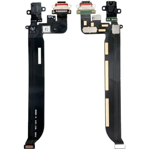 Flat Cable Compatible For OnePlus 5 Five A5000(USB Charging Connector,Earphone Headphone Jack)Replacement Parts