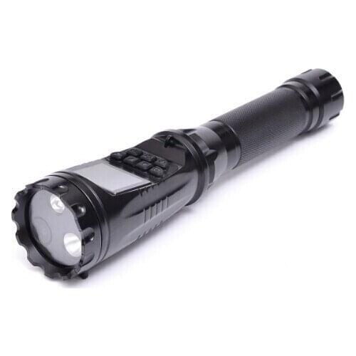 Police Flashlight Camera 140 Degrees Wide Angle Waterproof IP65 Torch Camera With LED Light