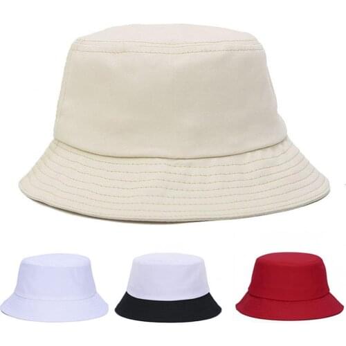 Casual Bucket Hat Men Women Outdoor Camping Hiking Fisherman Hat Visor Basin Caps
