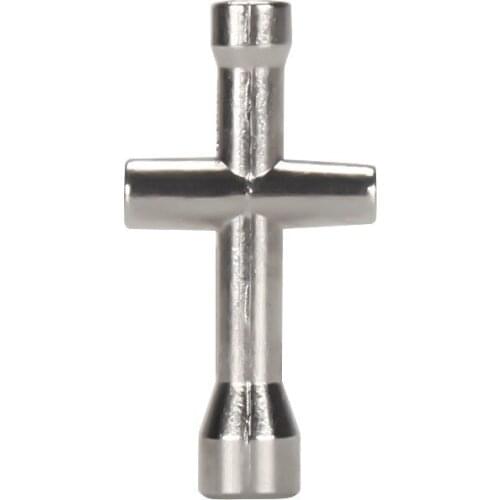 Durable Mini M2 M2.5 M3 M4 Screw Nut Hexagonal Cross Wrench Sleeve Maintenance Tool Cross Sleeve Wrench for Ender 3 MK8 Nozzle