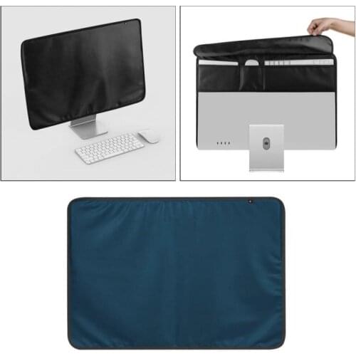24 Inch Nylon PU Leather Cloth Monitor Dustproof Computer Desktop Dust Cover Dustproof Ultrathin Soft Protect Sheath For Imac 24