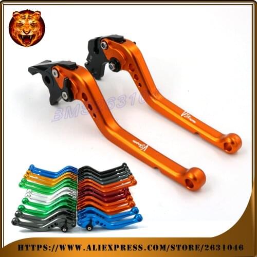 For SUZUKI DL650 V-STROM VSTROM 2004-2010 2009 08 free shipping BLUE Motorcycle Adjustable Long Short Brake Clutch Levers Blue