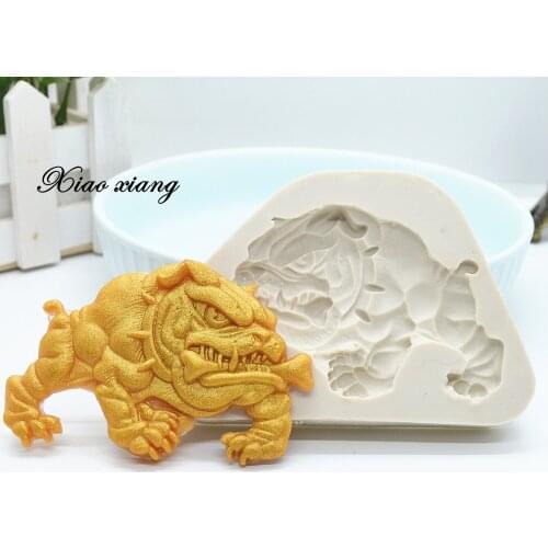 3D Cute Dog Silicone Mold For Baking Candy Chocolate Moulds Baby Birthday Party Fondant Cake Decorating Tools Baking Accessories