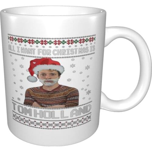 All I Want For Christmas Is Tom Holland Mug Coffee Cup Coffee Mug Pink Plastic Cup Cocktail Glasses