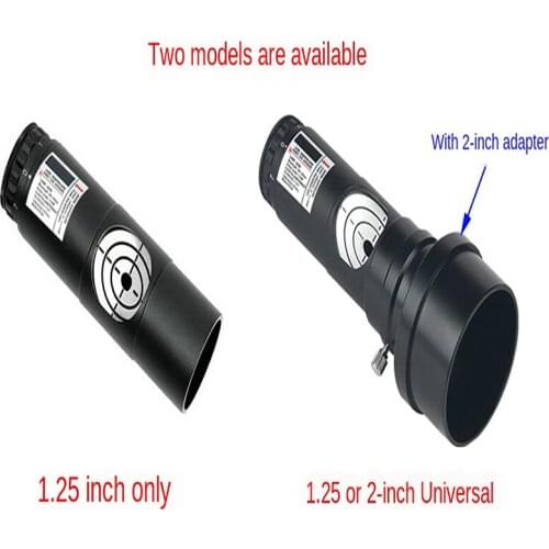 1.25/2-Inch All-Metal Telescope Laser Calibration Eyepiece Laser Collimator Newton Reflection Correction Optical Axis