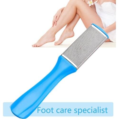 1pcs Professional Double Side Foot File Rasp Heel Grater Hard Dead Skin Callus Remover Pedicure File Foot Grater Random Color