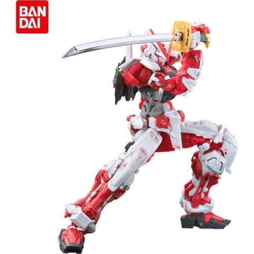 Bandai Anime Model Assembled Gundam RG 1/144 Gundam Astray Red Frame Action Figure Robot Decoration Toy Childrens Gift
