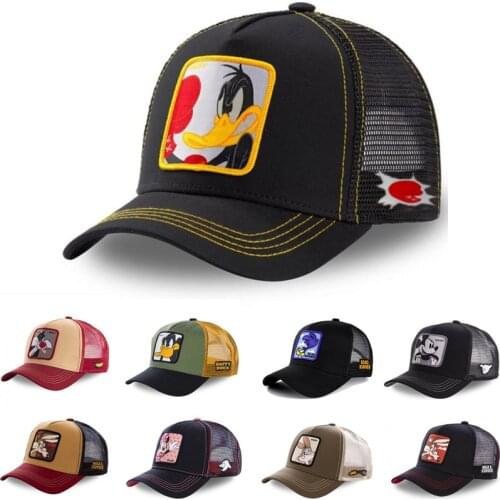 New Brand 62 Styles Disney Minnie Mickey Snapback Cotton Baseball Cap Men Women Hip Hop Dad Mesh Hat Trucker Hat Dropshipping