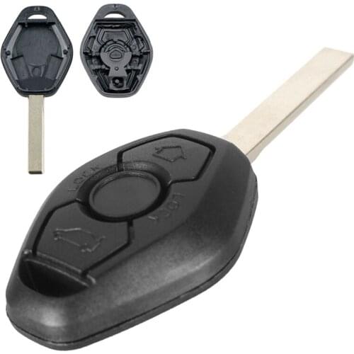 Car Key Fob Case Shell Replacement Remote Cover HU92 Blade Fit for BMW 1 3 5 6 7 Series X3 X5 Z3 Z4