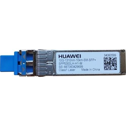 Huawei Single mode Module SPP5300LH-H1-W 1310nm- 10km-SM-SFP+ Class 1 Laser LC/LC 34060599 10G 1310nm 10KM Converter