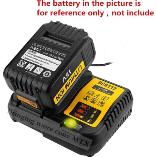 Newest 3A DCB112 Fast battery charger for Dewalt Battery 14.4V 18V 20V Li-ion high quality FREE SHIPPING