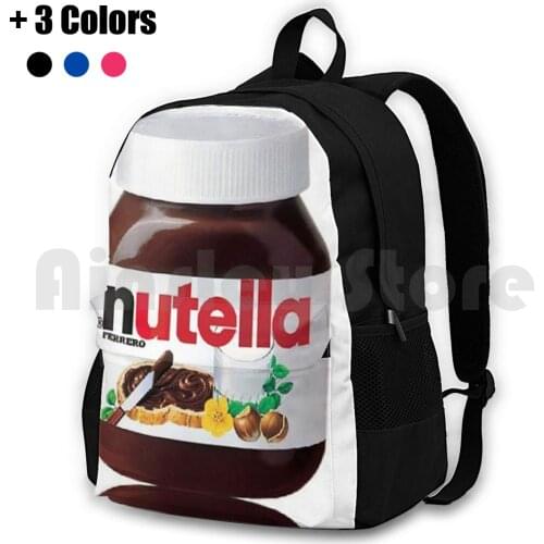 Nutella Outdoor Hiking Backpack Riding Climbing Sports Bag Space Planet Planeta Pink Girls L Tumblr Fashion Cute Universe Boxes