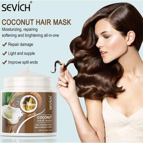 SEVICH 100g Nourishing Hair Mask Repair Damage Restore Soft Hair Tea Tree Conditioner Moisturizing Hair & Scalp Treatments Care
