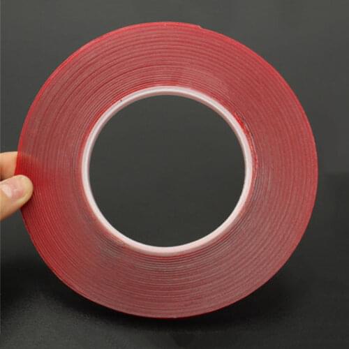 Double-sided Length 5m * 3-35mm Clear Acrylic Foam Adhesive Tape No Trace for Phone Tablet LCD Glass Screen Adhesive Tape
