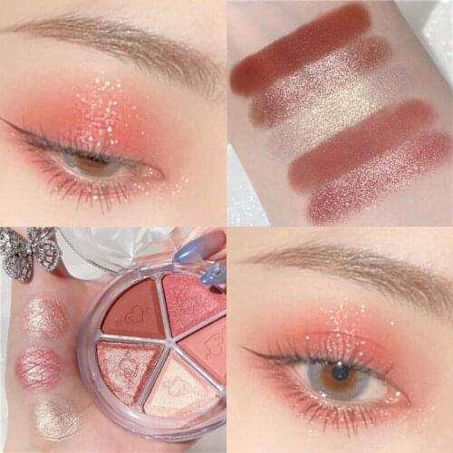 Profession Petal Eyeshadow Palette Pearlescent Powder Metallic Shiny Crystal Luster Portable Eye Eyes Shadow Makeup Cosmetics