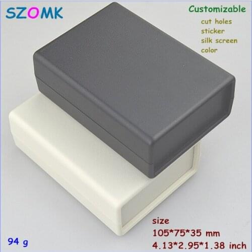 Diy enclosure split body enclosure abs plastic case (1 pcs) 105*75*35mm desk-top plastic project enclosure junction box