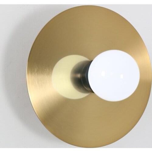 Modern Iron Sconce Wall Lamp Bedroom Wandlamp Round Arandela Applique Murale Luminaire LED Bathroom Mirror Liight Fixtures