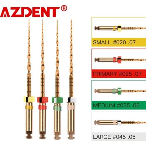 Dental Reciprocating Endodontic Root Canal Niti Primary File Dental Endo Rotary Files wave one gold for Root Canal Preparation