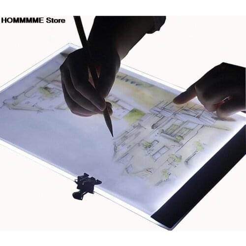 Tablet LED Drawing Tablet Thin Art Stencil Drawing Board Light Box Tracing Table Pad Dropshipping 24*15cm