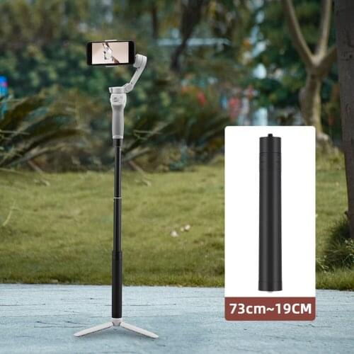 Adjustable Aluminum Alloy Extension Rod Stick for DJI OM 4 Osmo Mobile 2 3 Zhiyun Feiyu Handheld Gimbal Stabilizer Holder Pole