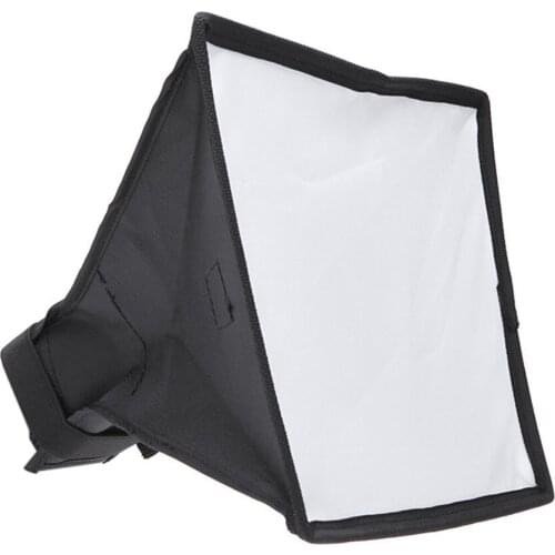 Diffuser Softbox 20x30cm/15x17cm Universal Foldable Flash Light Diffuser Softbox Soft box for Canon for Nikon DSLR Camera