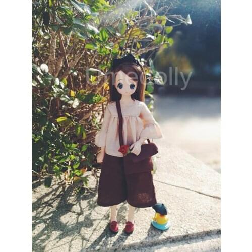 High Quality Handmade 1Pcs Mori Shirt for Blyth, Licca, Azone, Momoko Doll Shirts Clothes Accessories