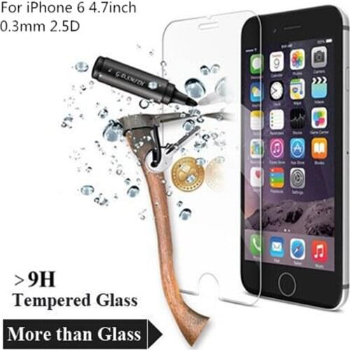 For iphone 5s Premium Tempered Glass Screen Protector for iPhone 6 6s Toughened protective film For iPhone SE 6 6plus 10pcs/lot