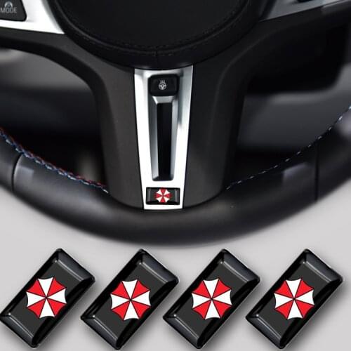 10pcs Car Random Sticker Window Switch Small Sticker Auto Interior For Umbrella Corporation Logo Automobiles Car Accessories
