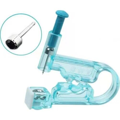 10PCS Disposable Sterile Ear Piercing Unit Diy Ear Studs Nose Nail Piercing Guns Stainless Steel Painless Piercing Machines Kits