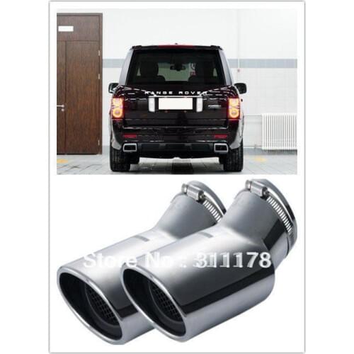 2 pcs Stainless Steel Muffler Exhaust Pipe Rear Exhaust set for Range Rover Sport Diesel version