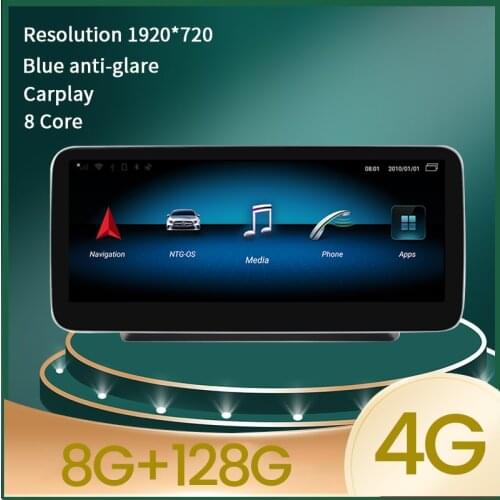 2021 New Wireless Carplay Android 10.0 Car radio For Mercedes Benz C Class W205 GLC Class X253 GLC200 GLC260 GLC300 1920*720 GPS