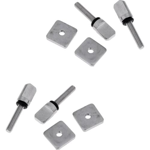 4 Sets 316 Stainless Steel Fin Screw for LongBoard Stand