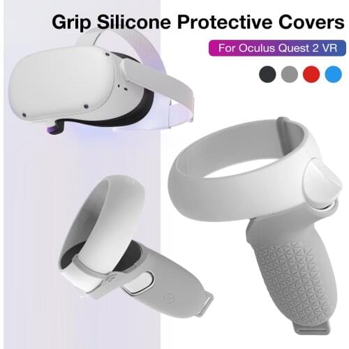 VR Accessories For Oculus Quest 2 VR Silicone Cover Controller Protective Sleeve Skin Handle Grip Covers For Oculus Quest2