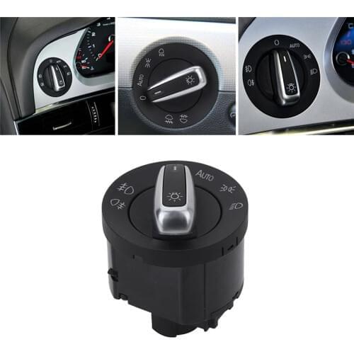 Car Light Headlight Switch Fog Head Light Lamp Control Switch Knob Fit for VW Golf5 GTI MK5 MK6 Jetta Passat 5ND941431B NEW