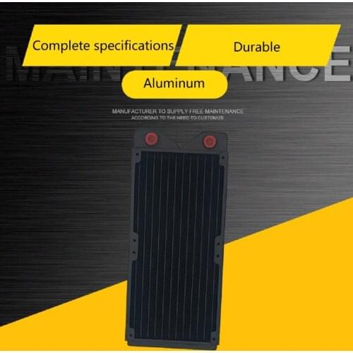G1/4 Thread 120mm/240mm/360mm PC Water Heat Exchanger Computer Copper Heat Radiator Heat Sink for Computer Water Cooling