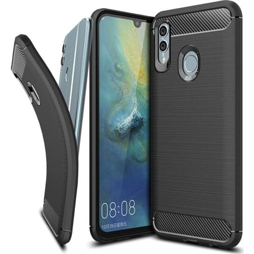 For Huawei Honor 10 Lite Case For Honor 10 Lite Cover Silicone Carbon Fiber Phone Bumper Frame Cover For Honor 10 Lite Case Capa
