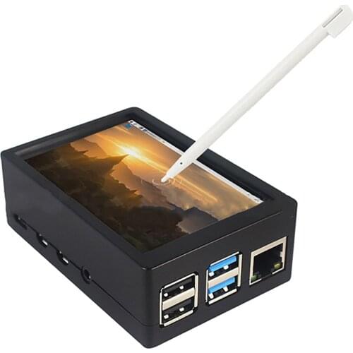 3.5 inch Touch Screen Display Screen & Case Shell for Raspberry Pi 4B 1G 2G 4G