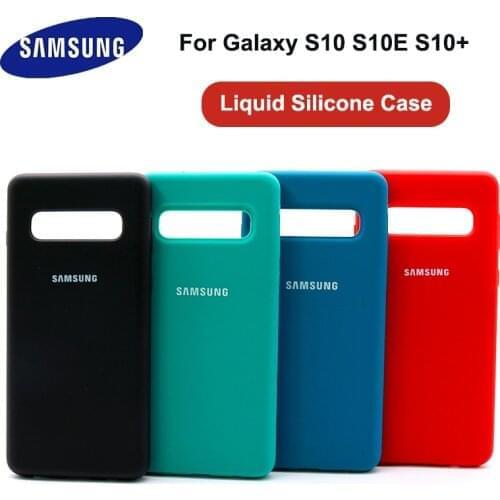 S10 plus Case for Samsung Galaxy S10 Plus/S10e Silky Silicone Cover High Quality Soft-Touch Back Protective Shell S10+ S 10