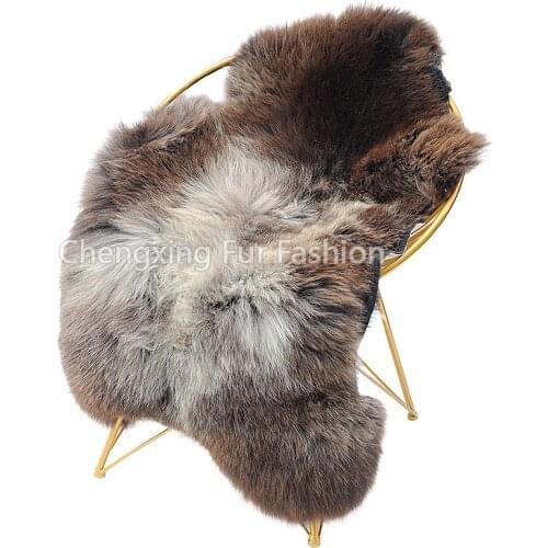 CX-D-151B 70x100cm 1P Natural Color Australian Sheep Carpet For Living Room Bedroom Area Rugs Fur