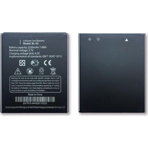 BL-06 BL06 BL 06 Mobile Phone Battery For THL T6 T6S Pro T6C 2250mAh