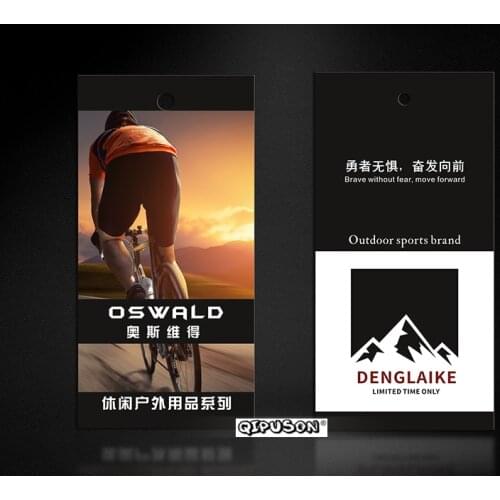 Customized print clothing hang tag paperboard Wedding dress/Outdoor/garment swing hanging tag hand tags paper tags KK19008