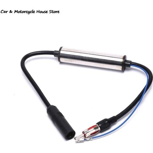 Car Antenna Cable FM Antenna Signal Amplifier Antenna Signal Amplifier Plug Radio FM Inline Signal Amplifier Booster Extension