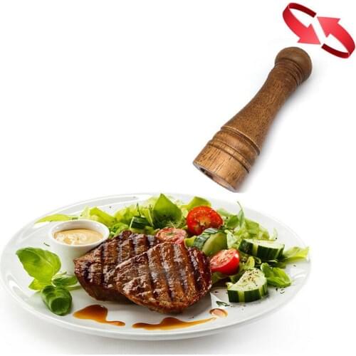 100 PCS Classical Wooden Pepper Spice Salt Mill Grinder Muller Tool DHL 6D5