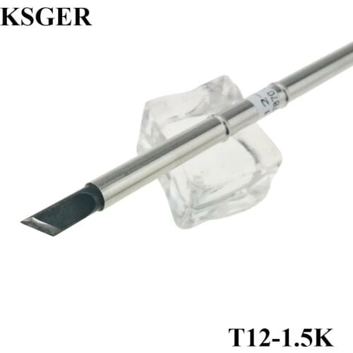 KSGER Electric Soldering Iron Tools T12-K 1.5K Soldering Tips Sting For FX-951 Soldering Station STM32 OLED DIY V2.1S V2.0 V3.0