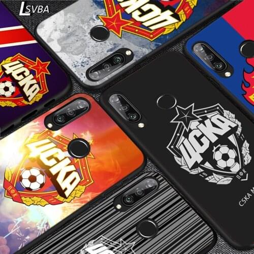 HOT Russia PFC CSKA Silicone Cover For Huawei P40 P30 P20 Pro P10 P9 P8 Lite E Plus 2019 2017 5G Phone Case